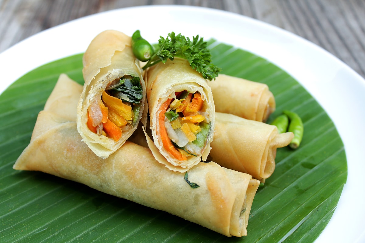 Crispy Air Fryer Spring Rolls